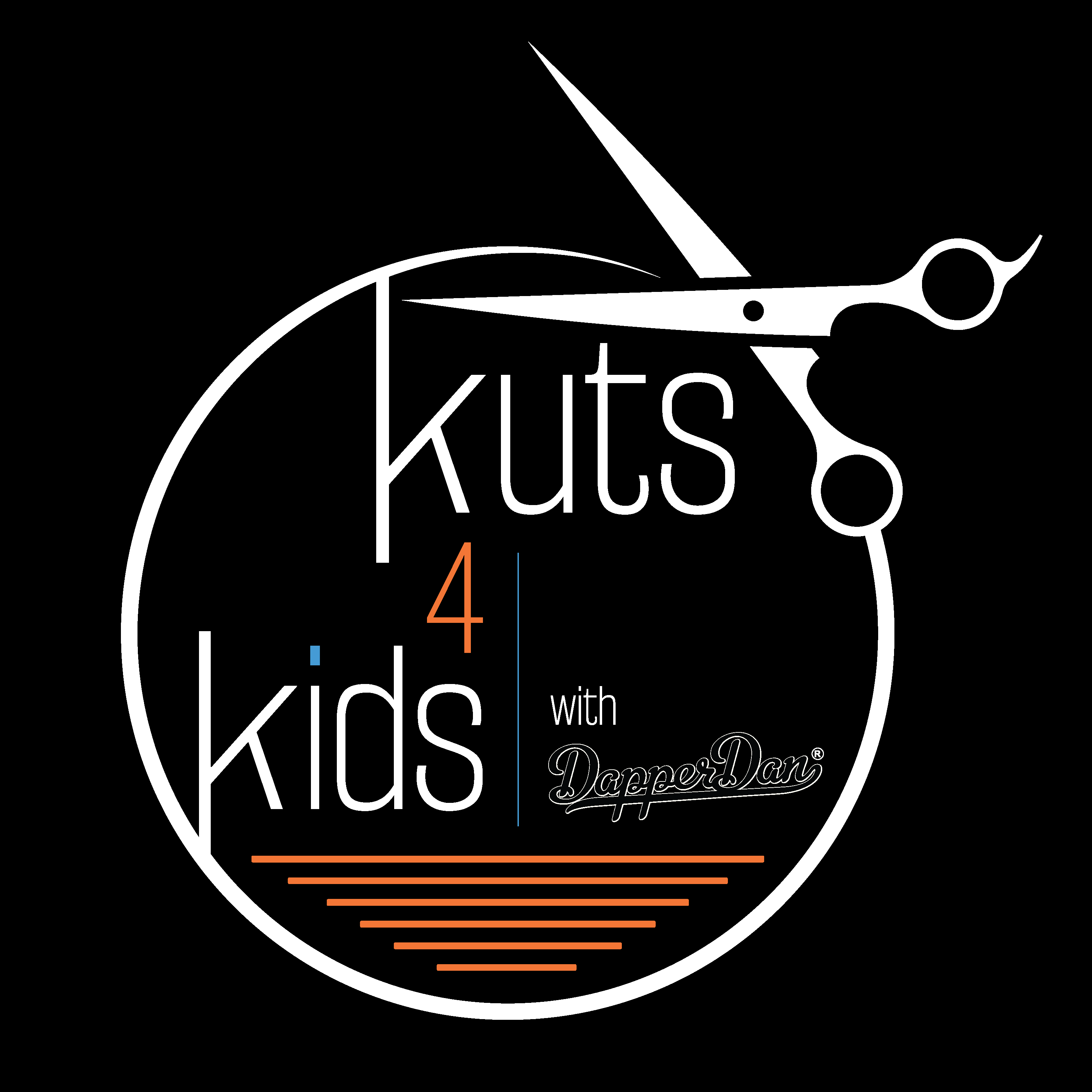 Kuts 4 Kids Barber Charity Logo
